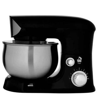 Тестомес с чашей из нержавеющей стали 5л 3200Вт Jumpex ProMix SC-635 Черный