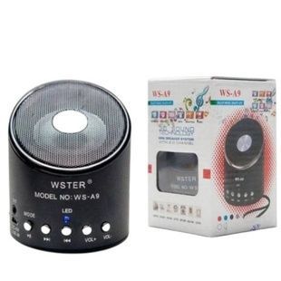 Колонка акумуляторна компактна з FM-приймачем Wster WS-A9 Чорна