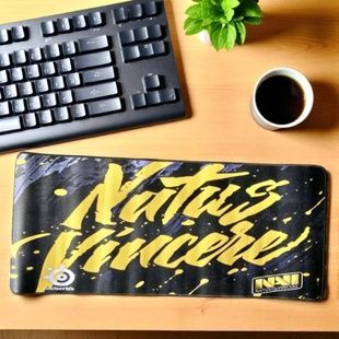 Игровой коврик для компьютерной мыши 70*30см NAVI Черный с желтым