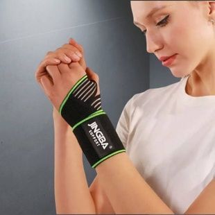 Бандаж на зап'ястя Bracers XL-920 Чорний із зеленим