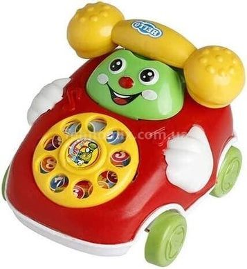 Игрушка Телефон заводной Phone Cable Car Белый