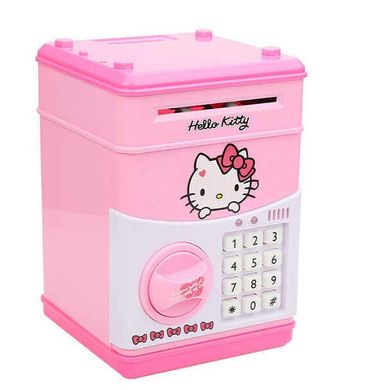 Детский сейф-копилка Cartoon Bank с кодовым замком Hello Kitty