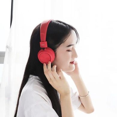 Беспроводные MP3 Наушники Bluetooth HOCO Promise W25 Красные