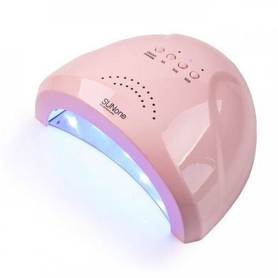 Гібридна лампа Sun One для сушіння нігтів UV / LED 48w, матова рожева