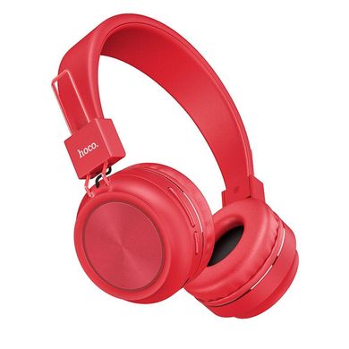 Беспроводные MP3 Наушники Bluetooth HOCO Promise W25 Красные