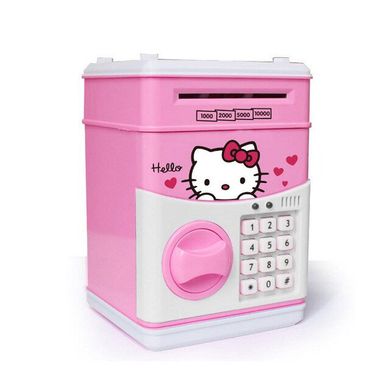 Дитячий сейф-скарбничка Cartoon Bank з кодовим замком Hello Kitty