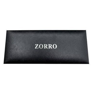 Ручка кулькова металева в подарунковому футлярі ZORRO 803 Чорна із сріблястими вставками