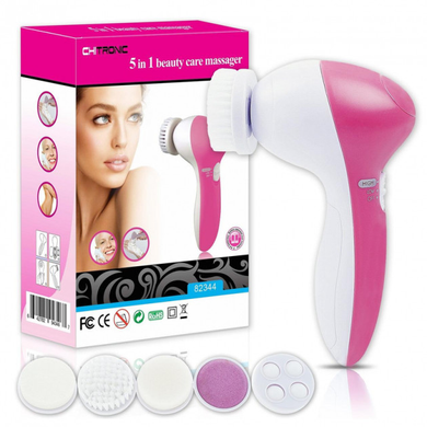 Універсальний масажер для обличчя і тіла Massager 5in1 AE-8782 Рожевий