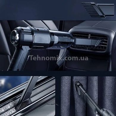 Автомобільний акумуляторний пилосос Dust collector Чорний