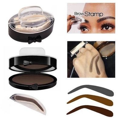 Набор штампов для бровей 3 Second Brow eyebrow stamp