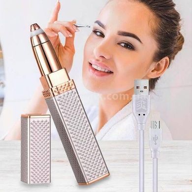 Епілятор триммер 2в1 Electric Finishing Touch Рожевий