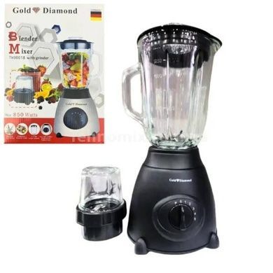 Блендер + кофемолка 850Вт Gold Diamond TK00018 Черный