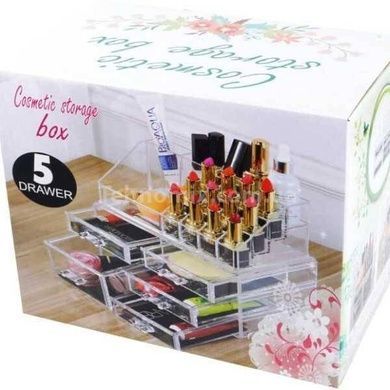 Акриловый органайзер Cosmetic Storage Box для косметики на 5 секций