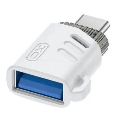 Адаптер перехідник XO NB256B USB-A female to Type-c Білий