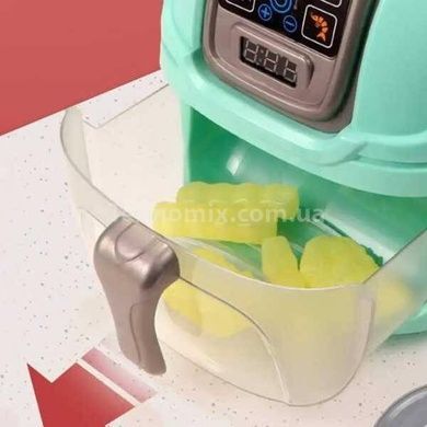 Іграшка Повітряна Фритюрниця 6 муляжів їжі Air Fryer Блакитний