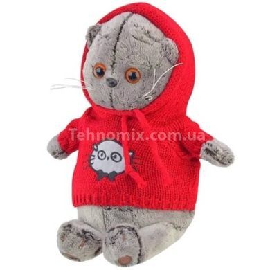 Игрушка мягкая Кот Басик в свитере 30см В красном
