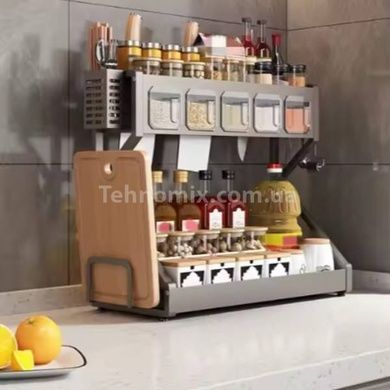 Стеллаж кухонный сушилка для посуды 55см kitchenware PM-24-1-5 Черный