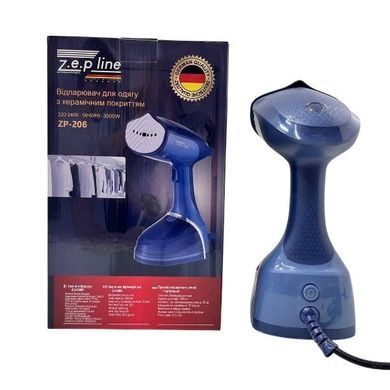 Відпарювач ручний вертикальний з керамічним покриттям Zepline ZP-206