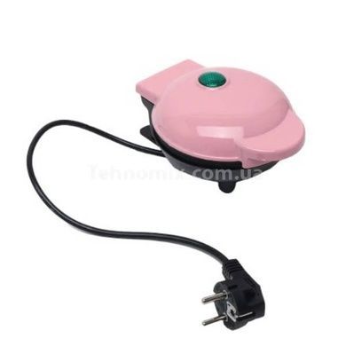 Вафельница мини WQ-H603 Розовая