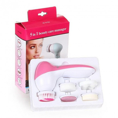 Універсальний масажер для обличчя і тіла Massager 5in1 AE-8782 Рожевий