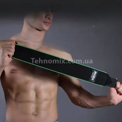 Бандаж на запястье Bracers XL-920 Черный с зеленым