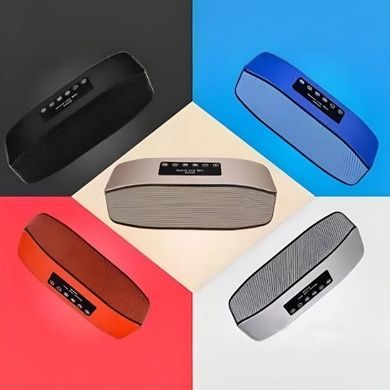 Bluetooth-колонка аккумуляторная 6Вт, USB, microSD, AUX, 1200мАч S2026 Бронза