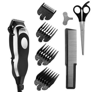 Машинка для стрижки волос со сменными насадками HTC Hair Clipper CT-617