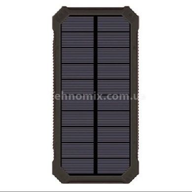 Power Bank з ліхтариком та сонячною панеллю Solar 50000mAh 5V 200ma Чорний