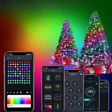 Гирлянда Капля росы с приложением APP Bluetooth (USB) длинна 10м + пульт SFK-04
