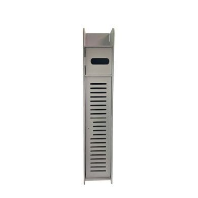 Полка стеллаж пластиковая в ванную PK-01 (80*15*15см) Белая