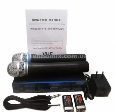 Радіосистема комплект із 2-х мікрофонів DM EW-100