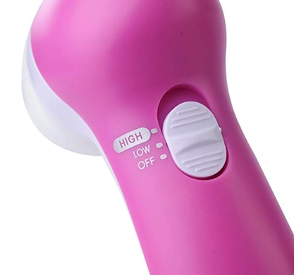 Універсальний масажер для обличчя і тіла Massager 5in1 AE-8782 Рожевий