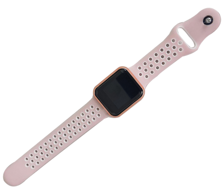 Смарт годинник Smart Watch F8 Рожевий ремінець