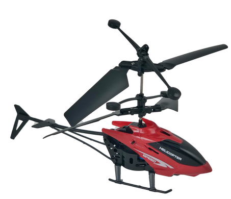 Літаючий usb вертоліт c сенсорним управлінням рукою Induction Flight Червоний