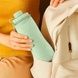 Бутылка для воды силиконовая складная 600мл Салатовая