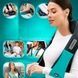 Масажер для шиї та плечей Shiatsu + Heat HoMedics Чорний з блакитним