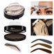 Набор штампов для бровей 3 Second Brow eyebrow stamp