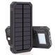 Power Bank з ліхтариком та сонячною панеллю Solar 50000mAh 5V 200ma Чорний