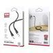 Кабель XO NB208B Liquid Silicone Data Type-c to Type-c 60W Чорний