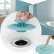 Фильтр-заглушка, пробка для ванны силиконовая Бирюзовая