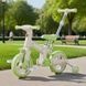 Велосипед дитячий триколісний з батьківською ручкою та колесами SCO22green Салатовий з білим