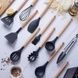 Набор кухонных принадлежностей 19 предметов Unique UN-1872 Черный
