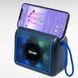 Колонка акумуляторна портативна з тримачем для телефону Bluetooth TS-5577 SG‑666 Чорна з синім