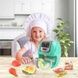 Іграшка Повітряна Фритюрниця 6 муляжів їжі Air Fryer Блакитний