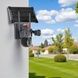 Камера видеонаблюдения наружная с 3 объективами IP WiFi PTZ 12mp Черная