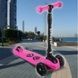 Самокат чотириколісний складаний pu колеса 13см Smart Scooter Рожевий