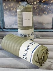 Простирадло на гумці (160х200см) Diore Moss Сатин-страйп Бавовна