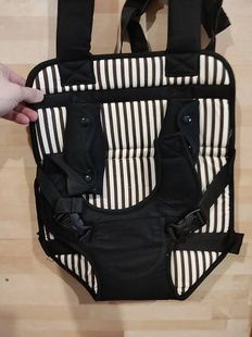 Безкаркасне автокрісло дитяче крісло Multi Function Чорно-біле смужка