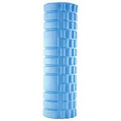 Ролик для йоги масажний (спина та ніг) OSPORT 14*33см Блакитний