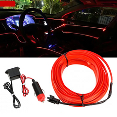 Подсветка для салона автомобиля CAR Cold Light Line EL-1302-5 м Red
